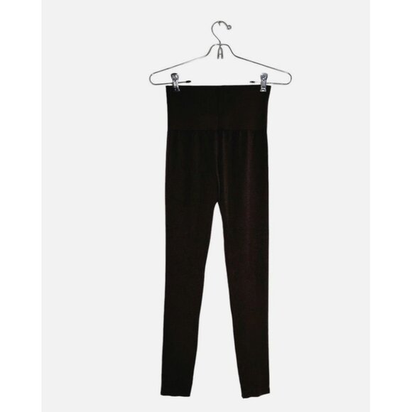 Lyssé Women's Tight Ankle Slimming Leggings in Brown - Sz Small - Picture 4 of 5